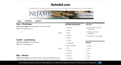 Desktop Screenshot of nohellef.com