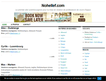 Tablet Screenshot of nohellef.com
